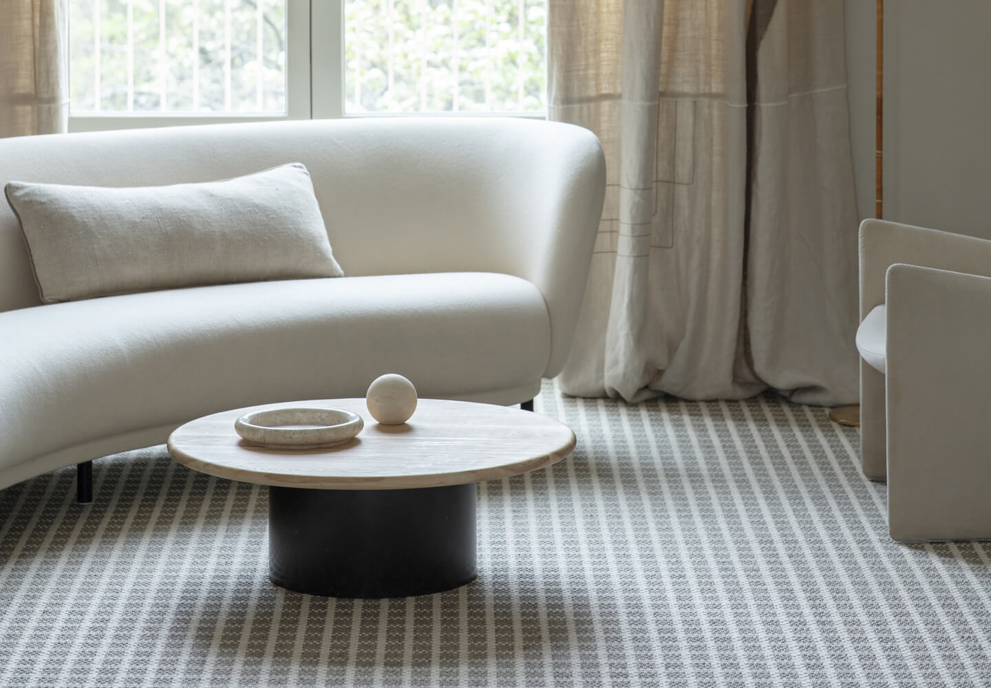 Alternative Flooring, Trend Watch Inspiration, Spring 2024, Woosie Check Wonderful patterned carpet