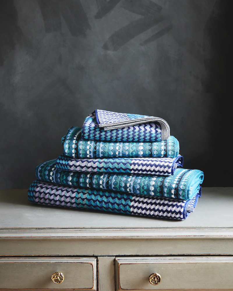 New Year projects, Botany patterned towels by Margo Selby