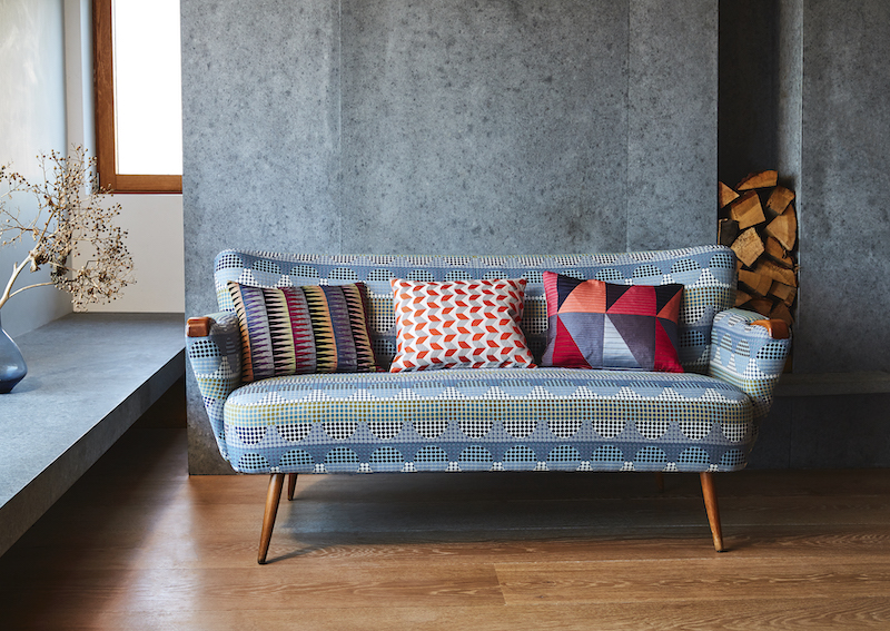 New Year projects, Cushions and fabrics by Margo Selby