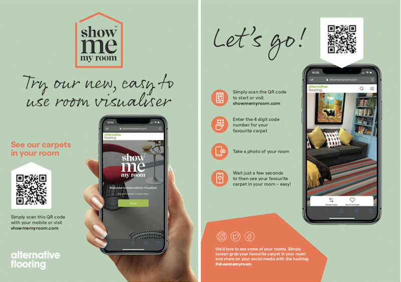 4 simple steps, a guide to using Show Me My Room, Alternative Flooring's new visualiser for floors