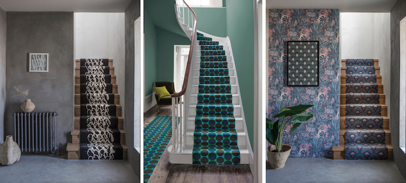 25 years of Alternative Flooring - Patterned Stair Runner Carpet