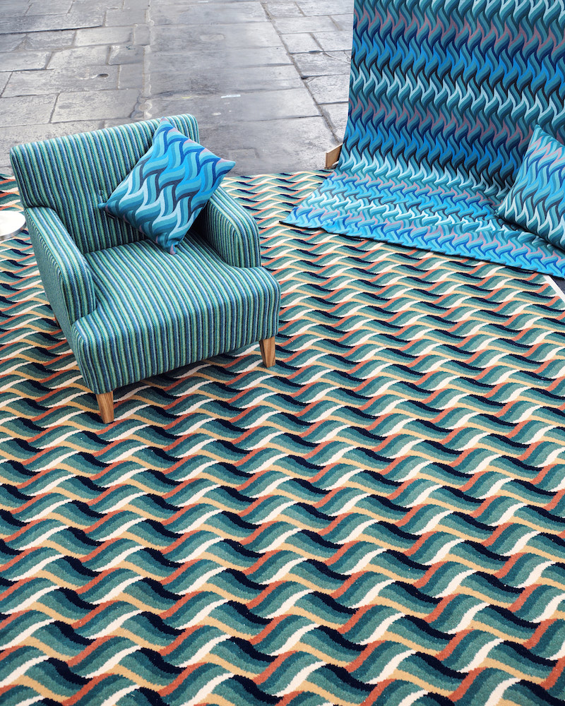 25 years of Alternative Flooring - winning patterned carpet for Campaign for Wool