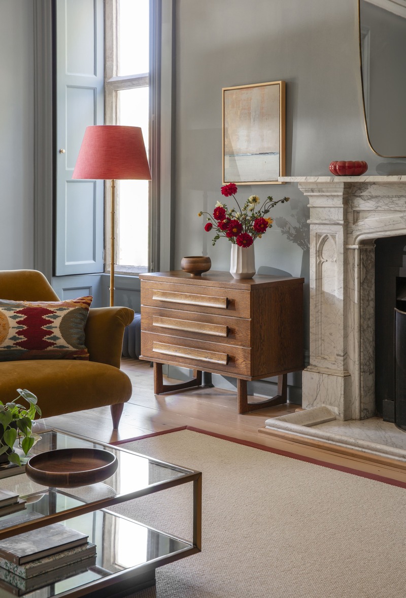 Wool Riverbed Kellis Bespoke Rug with a single Cotton Ginger border