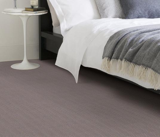 Wool Iconic Herringbone Grant Carpet 1524 in Bedroom