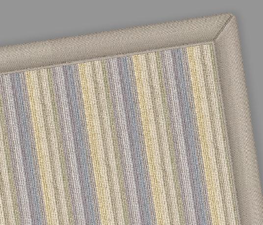 Maisie Striped Wool Rug rug corner
