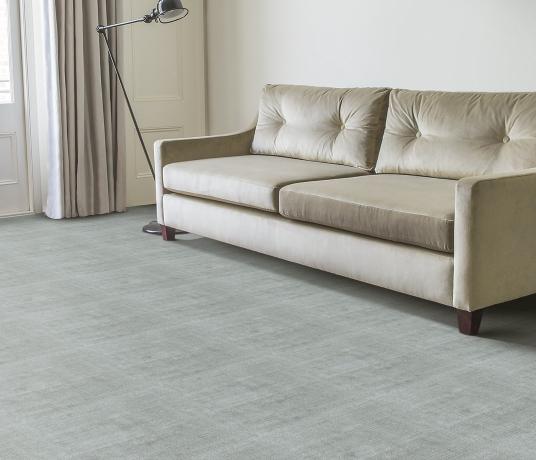 Plush Sheer Aquamarine Carpet 8227 in Living Room