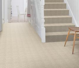 Wool Iconic Chevron Helix Carpet 1533 on Stairs thumb