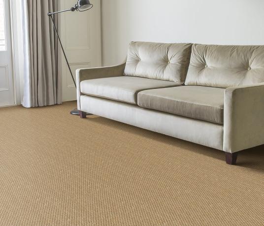 Seagrass Balmoral Basketweave Carpet 3107 in Living Room