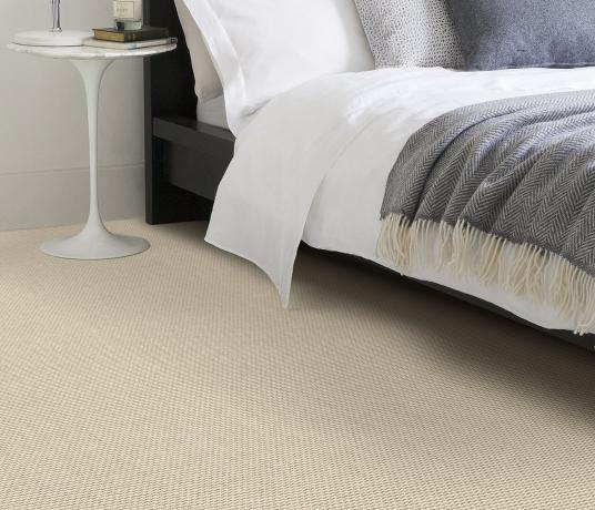 Wool Hygge Sisu Warm Milk Carpet 1570 in Bedroom