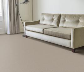 Wool Rib Grey Oak Carpet 1834 in Living Room thumb