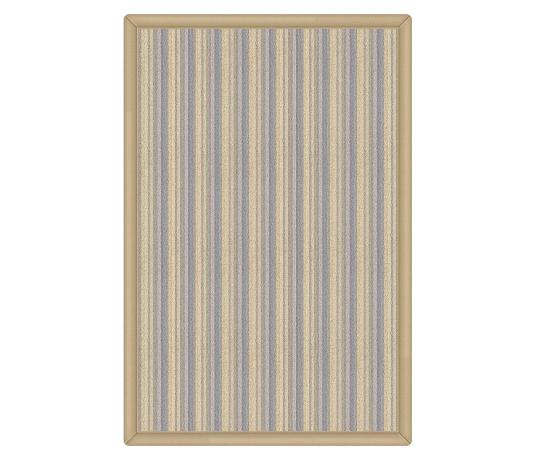 Bella Striped Wool Rug from above