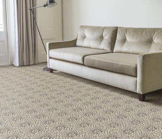 Quirky B Liberty Fabrics Capello Shell Mist Carpet 7500 in Living Room
