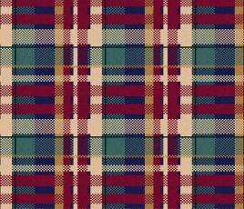 Quirky Tartan Red Red Rose Runner 7078 Swatch thumb