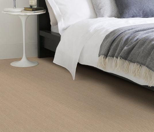 Wool Iconic Herringbone Niro Carpet 1523 in Bedroom