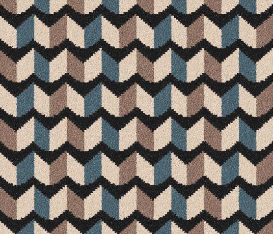 Quirky Margo Selby Ribbon Black Carpet 7218 Swatch