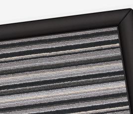 Merlin Striped Wool Runner rug corner thumb