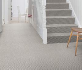 Anywhere Bouclé Ice Carpet 8005 on Stairs thumb
