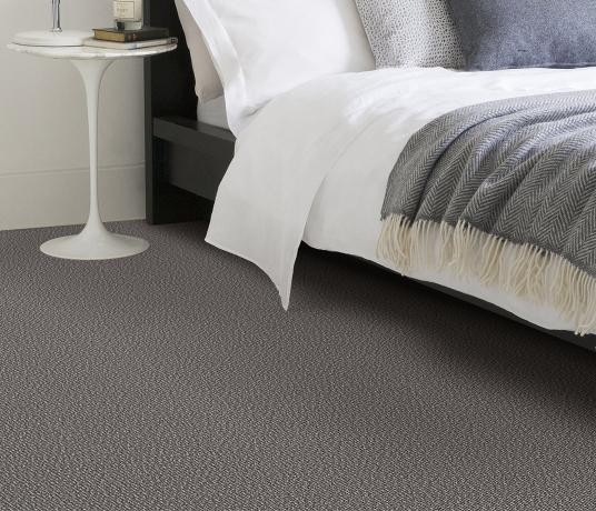 Wool Tweed Plockton Carpet 1665 in Bedroom