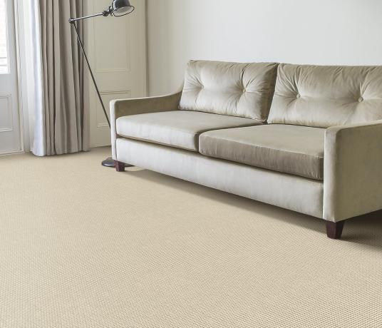 Wool Hygge Sisu Warm Milk Carpet 1570 in Living Room