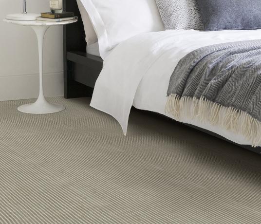 Plush Stripe Tourmaline Carpet 8215 in Bedroom