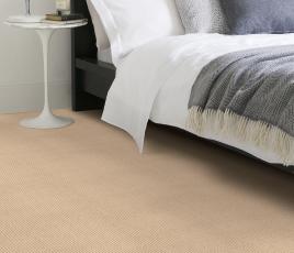 Wool Pinstripe Ochre String Pin Carpet 1866 in Bedroom thumb