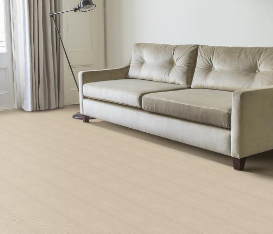 Wool Rib Scandi Pine Carpet 1831 in Living Room