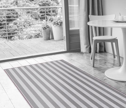 Wool Blocstripe Moon Mineral Bloc Runner 1853r in Living Room (Make Me A Rug)