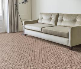 Quirky Geo Grey Carpet 7133 in Living Room thumb