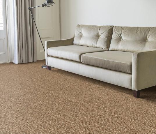 Jute Big Bouclé Crumpet Carpet 1619 in Living Room
