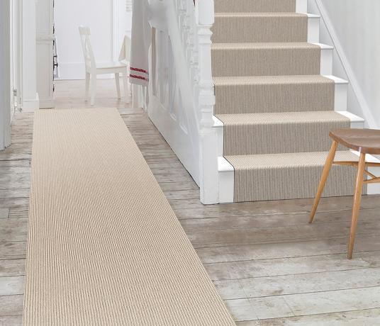 Wool Pinstripe Canvas Olive Pin Carpet 1865 Stair Runner