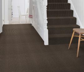 Wool Iconic Stripe Lennon Carpet 1504 on Stairs thumb