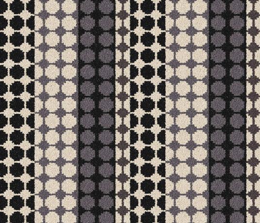 Quirky Margo Selby Button Black Carpet 7215 Swatch