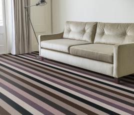 Margo Selby Stripe Rock Reculver Carpet 1950 in Living Room thumb