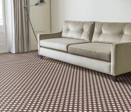 Quirky Spotty Grey Patterned Carpet 7143 in Living Room thumb