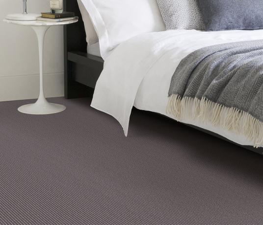Wool Pinstripe Mineral Sable Pin Carpet 1864 in Bedroom