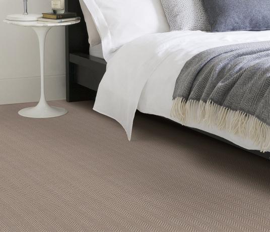 Wool Iconic Herringbone Niven Carpet 1525 in Bedroom