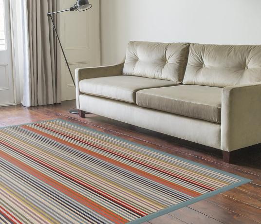 Margo Selby Westbrook Striped Rug 1 in Living Room