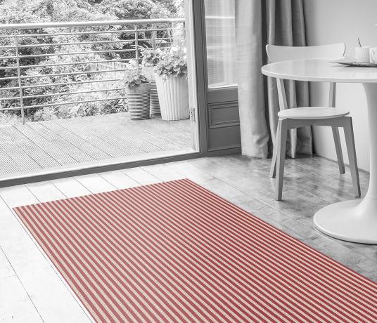 Wool Candy Cane Floss Carpet 1918 in Living Room (Make Me A Rug)