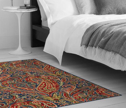 Quirky B Liberty Fabrics Felix Raison Classic Carpet 7520 as a rug (Make Me A Rug)
