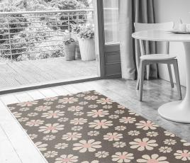 Quirky Bloom Tiramisu Carpet 7175 in Living Room (Make Me A Rug) thumb