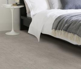 Plush Stripe Sapphire Carpet 8213 in Bedroom thumb