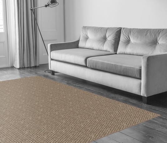 Jute Big Panama Waffle Carpet 2612 in Living Room