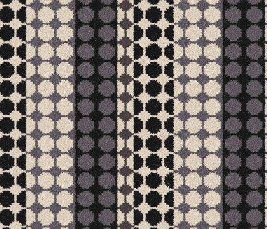 Quirky Button Black Runner by Margo Selby 7008 Swatch