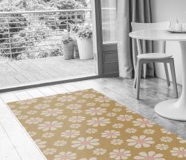 Quirky Bloom Polenta Carpet 7172 in Living Room (Make Me A Rug) thumb