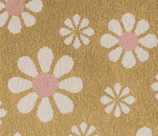 Quirky Bloom Polenta Carpet 7172 Swatch