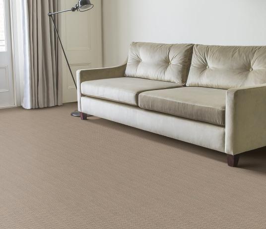 Wool Iconic Herringbone Pacino Carpet 1520 in Living Room