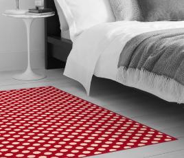 Quirky Spotty Red Carpet 7144 as a rug (Make Me A Rug) thumb