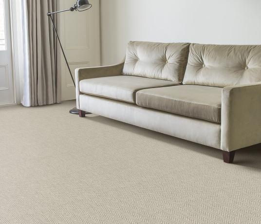Wool Hygge Fika Kaffe Carpet 1593 in Living Room