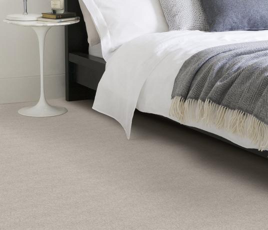 Plush Velvet Pearl Carpet 8204 in Bedroom
