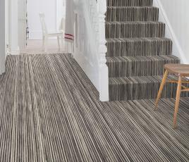 Wool Iconic Stripe Franklin Carpet 1541 on Stairs thumb